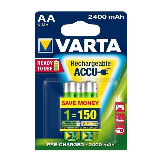 VARTA RECHARGE ACCU Power AA 2400mAh 2er Blister