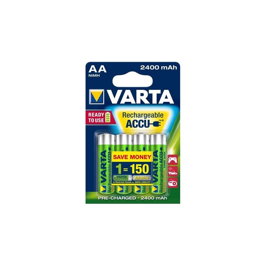 VARTA RECHARGE ACCU Power AA 2400mAh 4er Blister