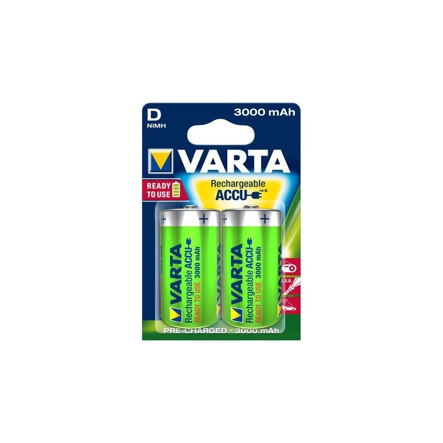 VARTA RECHARGE ACCU Power D 3000mAh Blister 2