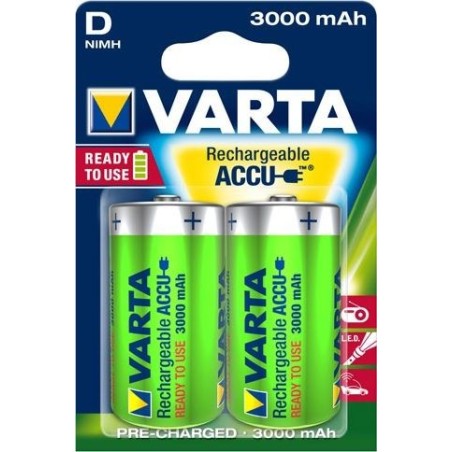 VARTA RECHARGE ACCU Power D 3000mAh Blister 2