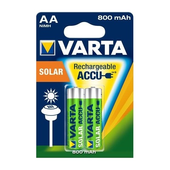 VARTA RECHARGE ACCU Solar AA 800mAh Blister 2