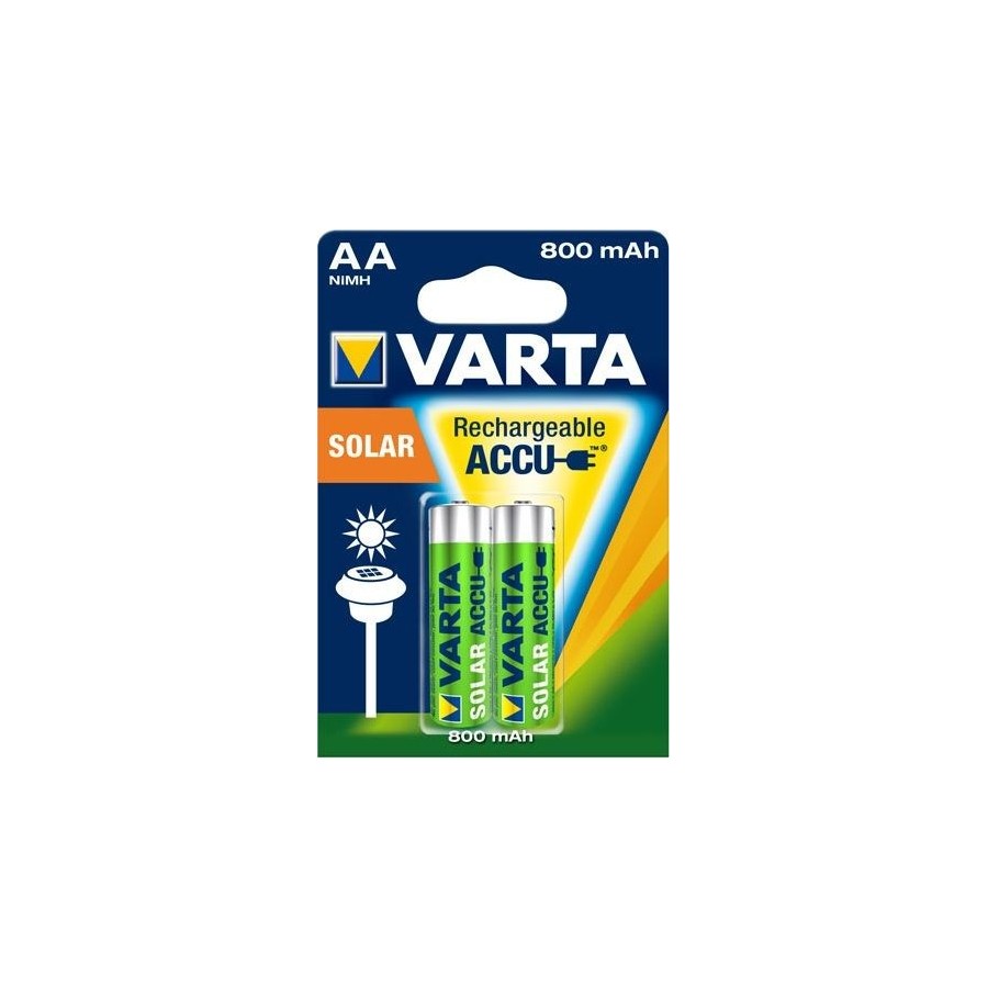 VARTA RECHARGE ACCU Solar AA 800mAh Blister 2