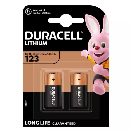 Duracell Ultra Lithium CR123 Blister 2er