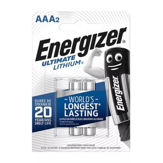 Energizer Ultimate Lithium Mikro AAA L92 2er Blister