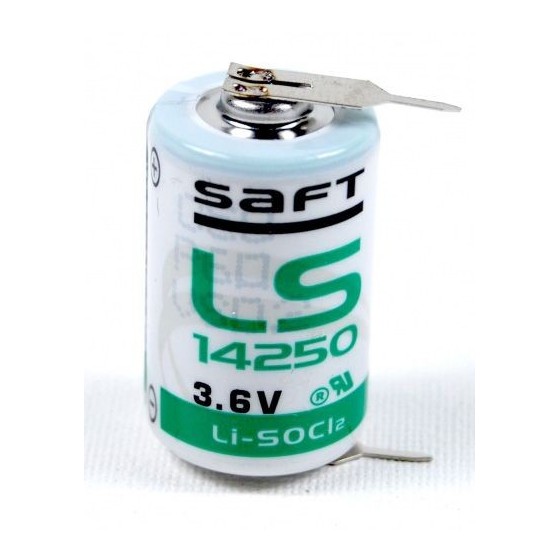 Saft LS 14250 1/2AA Lithium 2PF