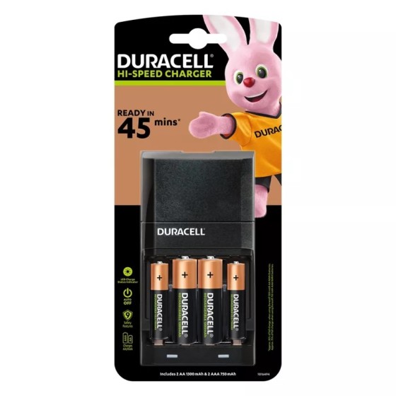 Duracell CEF 27 45-Min.Ladegerät NiMH