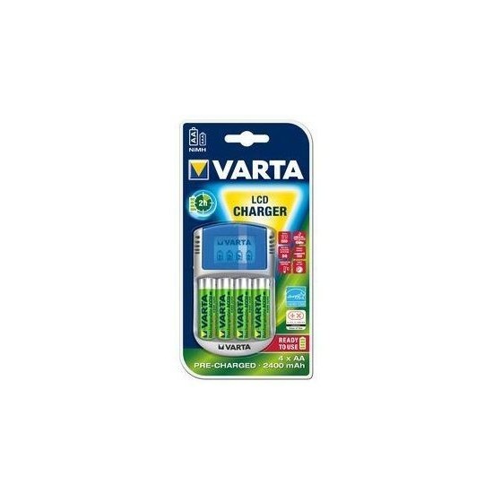 Varta 57070 LCD Charger NiMH inkl. 4 St. Akku 2400