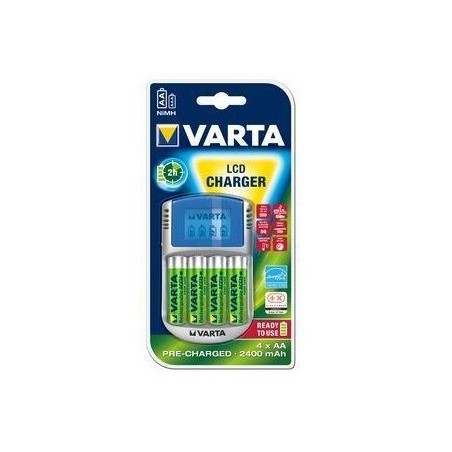 Varta 57070 LCD Charger NiMH inkl. 4 St. Akku 2400