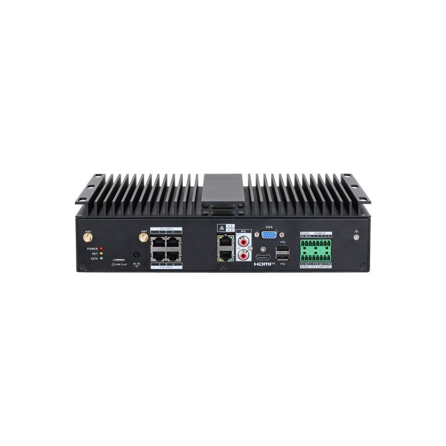Dahua IP-Rekorder, 4 Kanäle PoE, H.265+, 4GGPS-Modul