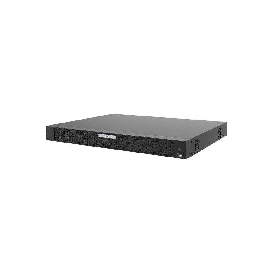Uniview IP-Rekorder, 16 Kanäle IP, 4x SATA à 16 TB, NDAA, schwarz Uniview IP-Rekorder, 16 Kanäle IP, 4x SATA à 16 TB, NDAA, schwarz