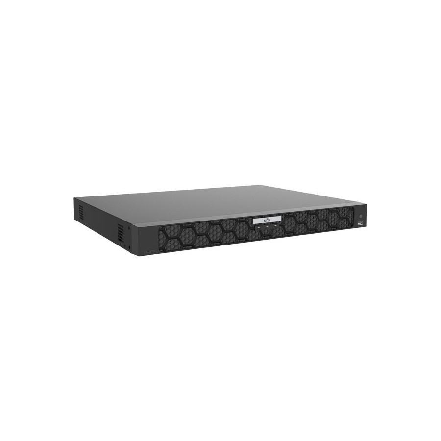 Uniview IP-Rekorder, 32 Kanäle IP, 4x SATA à 16 TB, NDAA, schwarz