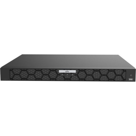Uniview IP-Rekorder, 32 Kanäle IP, 4x SATA à 16 TB, NDAA, schwarz