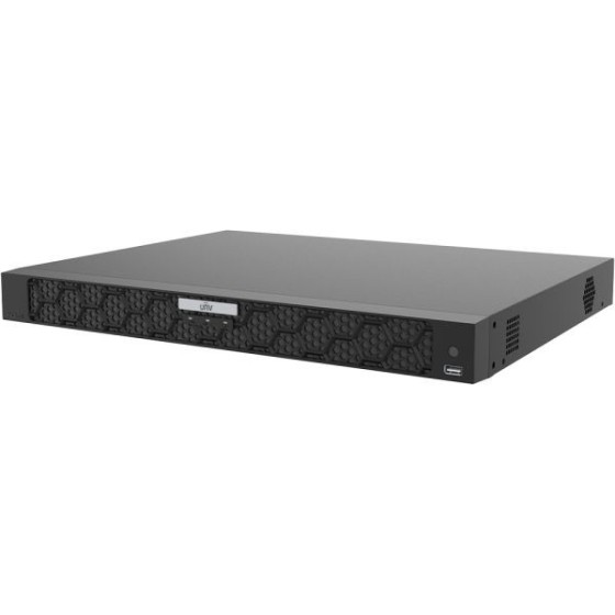 Uniview IP-Rekorder, 32 Kanäle IP, 4x SATA à 16 TB, NDAA, schwarz