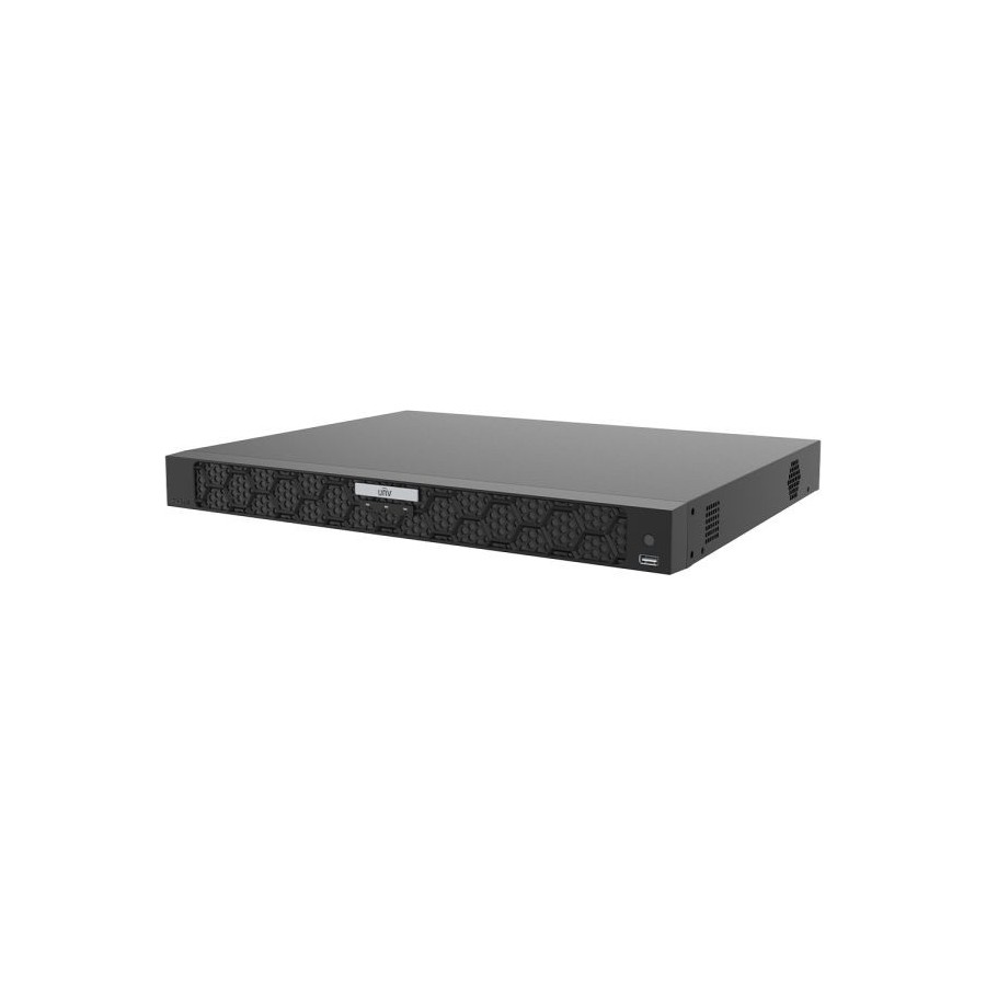 Uniview IP-Rekorder, 32 Kanäle IP, 4x SATA à 16 TB, NDAA, schwarz