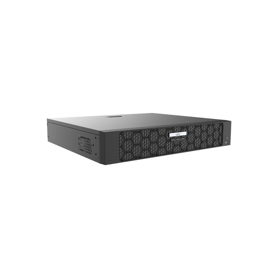 Uniview IP-PoE-Rekorder, 16 Kanäle IP, 16 Kanäle PoE, 4x SATA à 16 TB