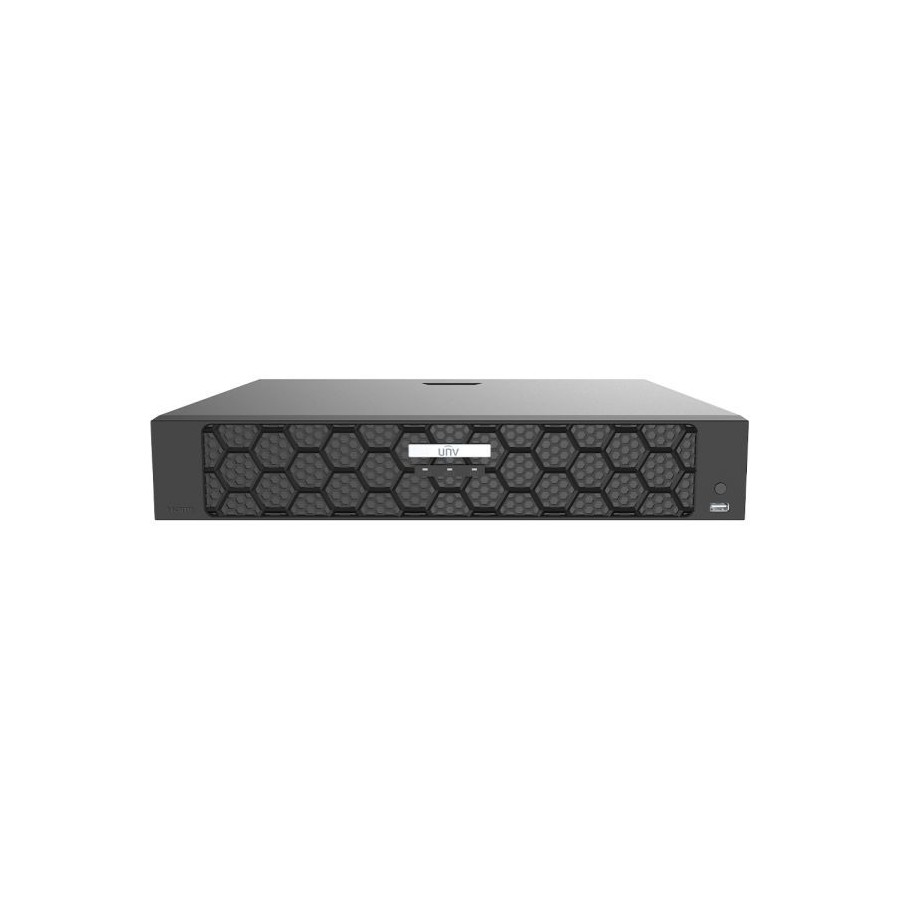 Uniview IP-PoE-Rekorder, 16 Kanäle IP, 16 Kanäle PoE, 4x SATA à 16 TB