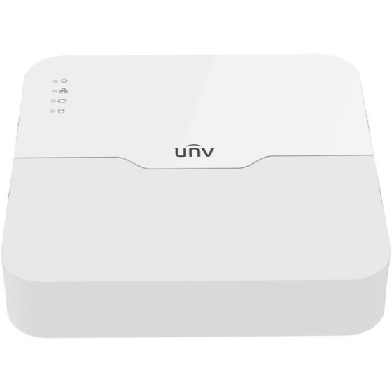 Uniview IP-PoE-Rekorder, 8 Kanäle IP, 8 Kanäle PoE, 1x SATA à 10 TB