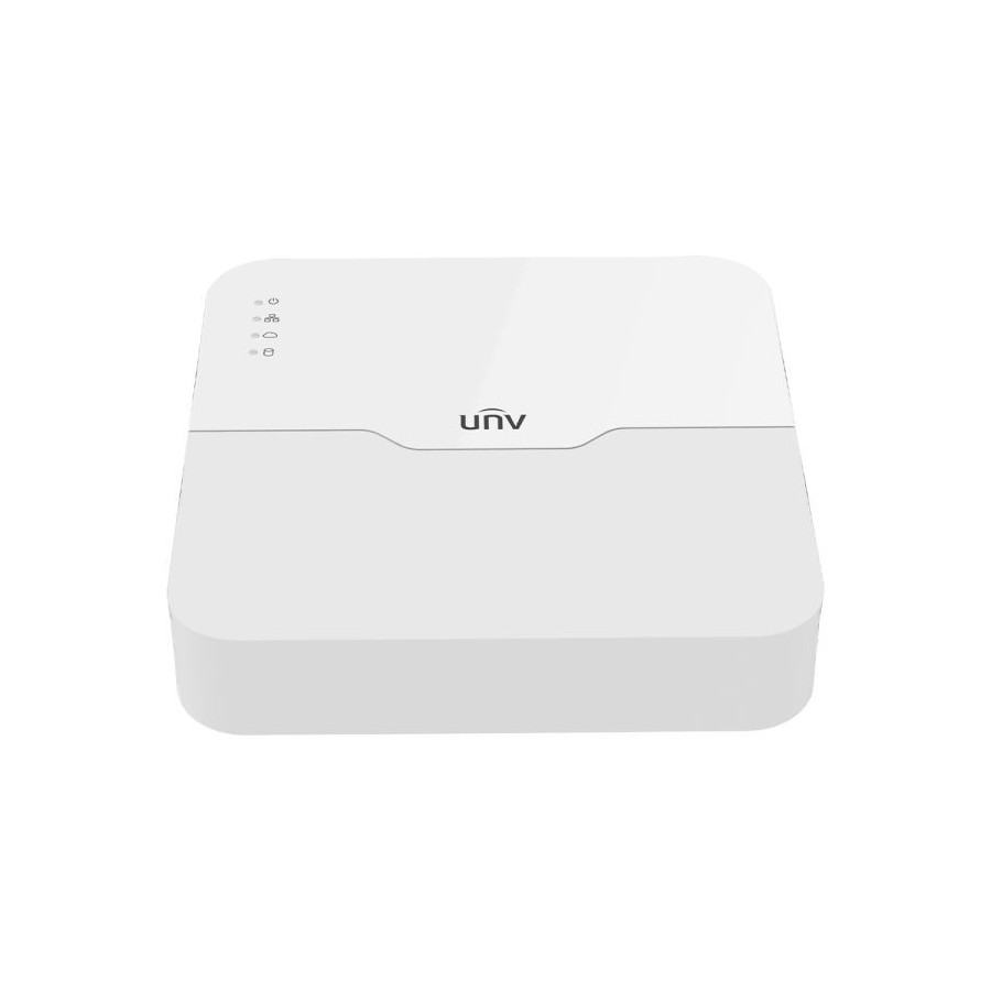 Uniview IP-PoE-Rekorder, 8 Kanäle IP, 8 Kanäle PoE, 1x SATA à 10 TB
