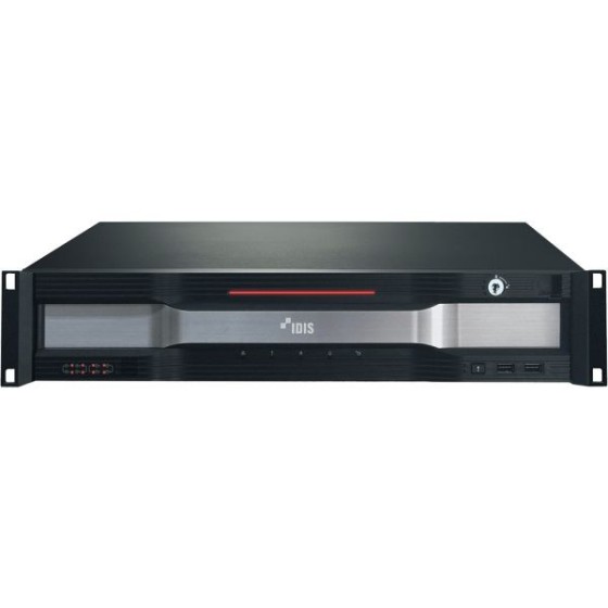 IDIS IP-Rekorder, 32 Kanäle IP, 8x SATA, 4 TB verbaut, NDAA, schwarz