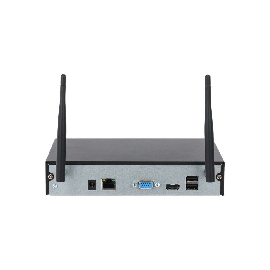Dahua IP-WLAN-Rekorder, 4 Kanäle, 1x SATA à 20 TB, 1U, schwarz