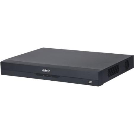 Dahua HD-CVI-Rekorder, 16 Kanäle, 32 Kanäle IP, 2x SATA à 16 TB, 1U, schwarz
