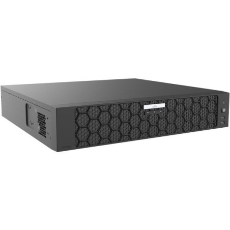 Uniview IP-Rekorder, 32 Kanäle IP, 8x SATA à 16 TB, NDAA, 2U, schwarz