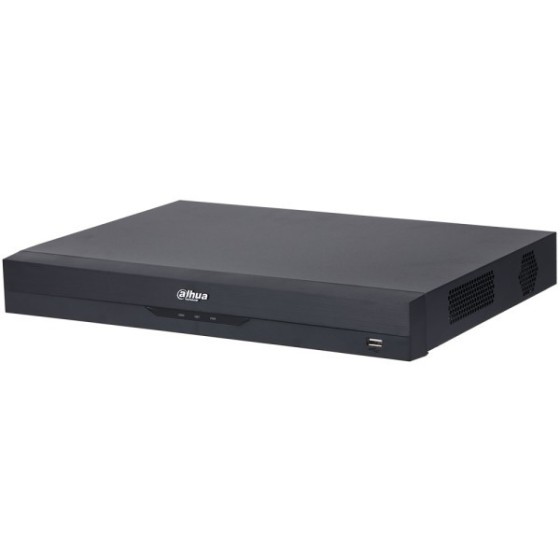 Dahua HD-CVI-Rekorder, 16 Kanäle, 32 Kanäle IP, 2x SATA à 16 TB, 1U, schwarz