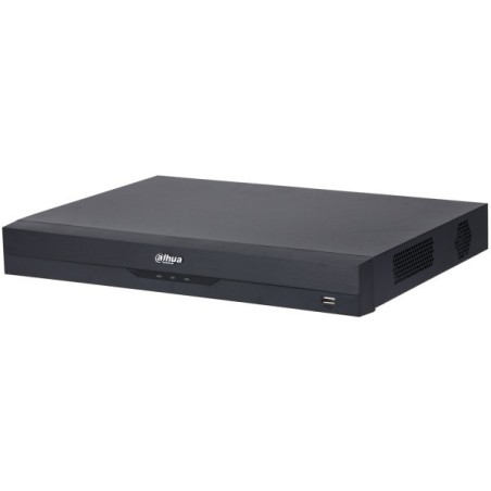 Dahua HD-CVI-Rekorder, 16 Kanäle, 32 Kanäle IP, 2x SATA à 16 TB, 1U, schwarz
