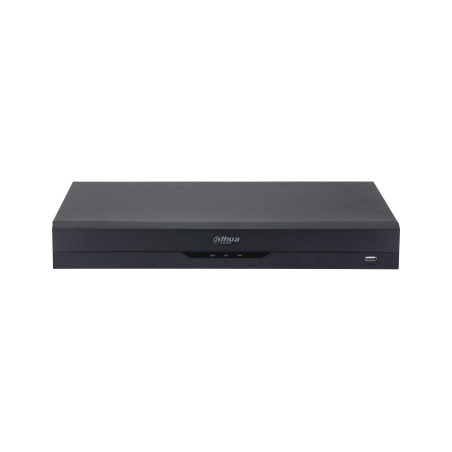 Dahua HD-CVI-Rekorder, 8 Kanäle, 16 Kanäle IP, 2x SATA à 16 TB, schwarz