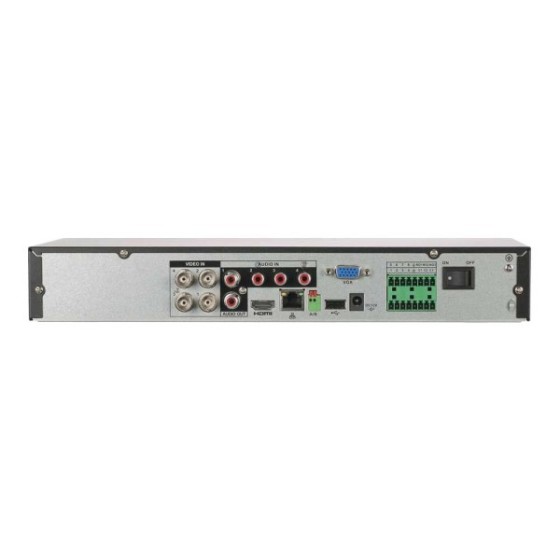 Dahua HD-CVI-Rekorder, 4 Kanäle, max. 8MP, H.265+, 1 SATA à 16TB
