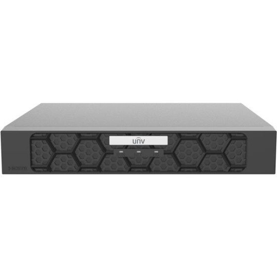 Uniview IP-PoE-Rekorder, 8 Kanäle IP, 8 Kanäle PoE, 1x SATA à 16 TB