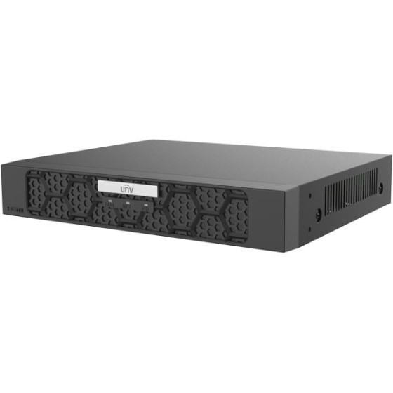 Uniview IP-PoE-Rekorder, 8 Kanäle IP, 8 Kanäle PoE, 1x SATA à 16 TB