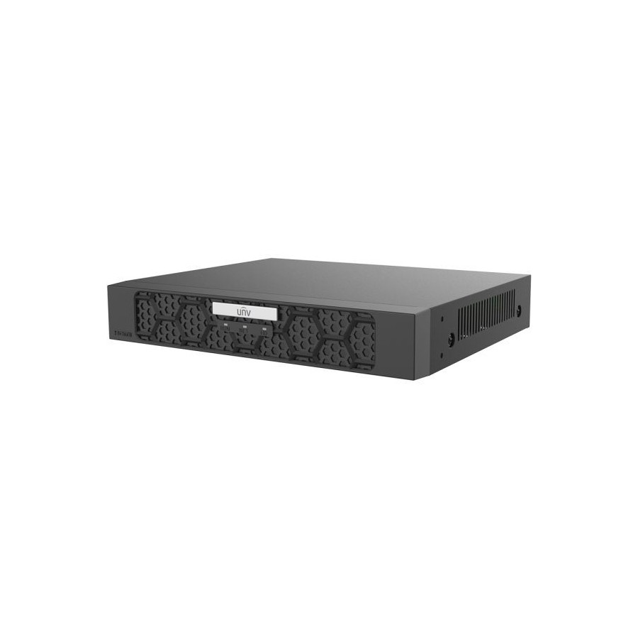 Uniview IP-PoE-Rekorder, 4 Kanäle IP, 4 Kanäle PoE, 1x SATA à 16 TB