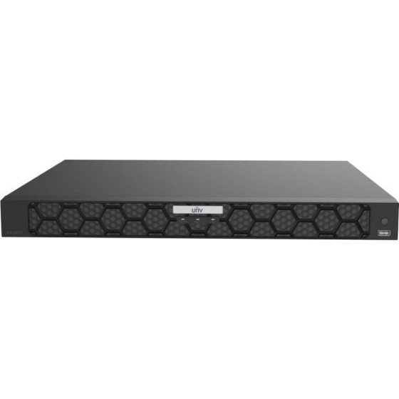 Uniview IP-Rekorder, 32 Kanäle IP, 4x SATA á 16 TB, NDAA, schwarz