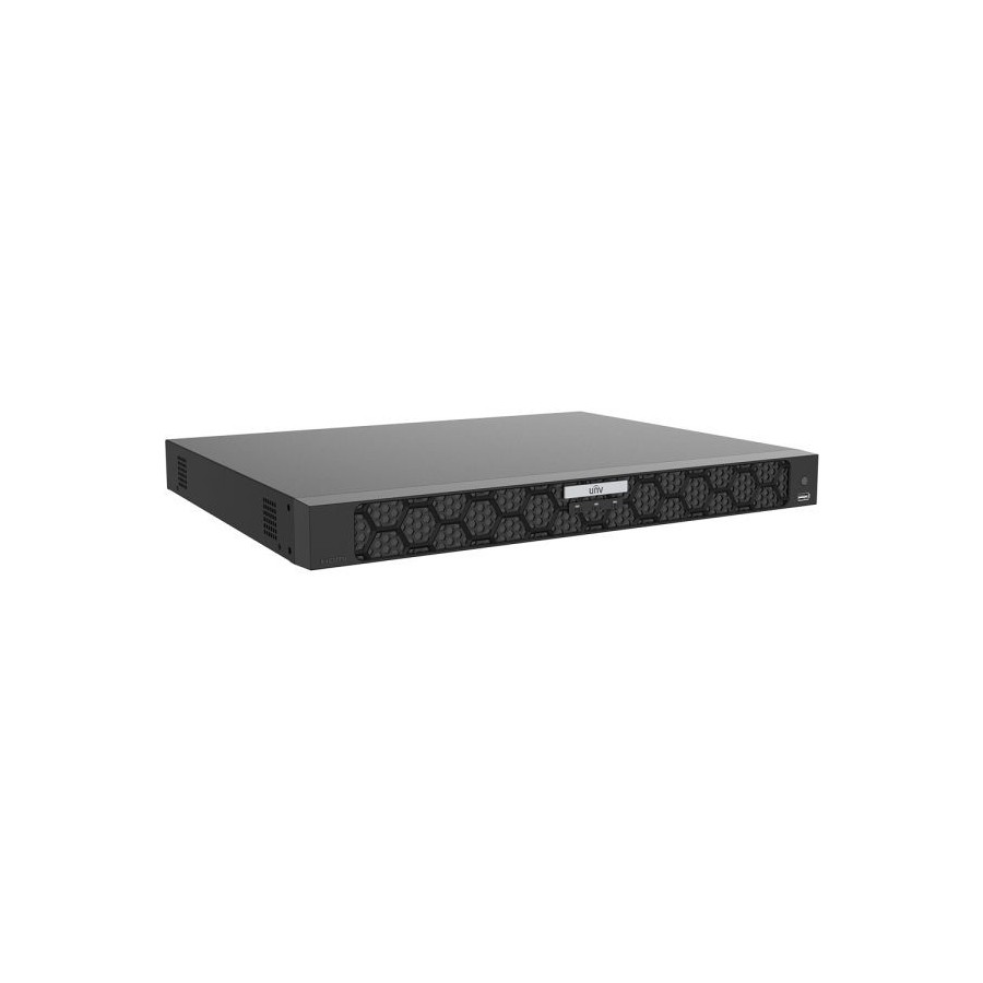 Uniview IP-Rekorder, 32 Kanäle IP, 4x SATA á 16 TB, NDAA, schwarz