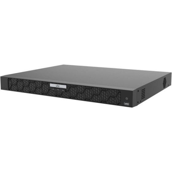 Uniview IP-Rekorder, 32 Kanäle IP, 4x SATA á 16 TB, NDAA, schwarz