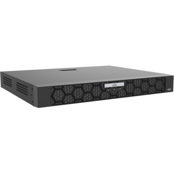 Uniview IP-Rekorder, 9 Kanäle IP, 2x SATA à 16 TB, NDAA, schwarz