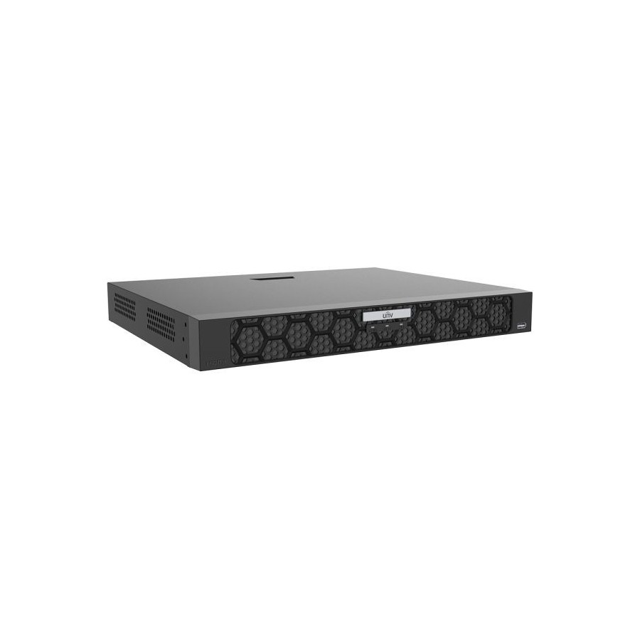 Uniview IP-Rekorder, 9 Kanäle IP, 2x SATA à 16 TB, NDAA, schwarz