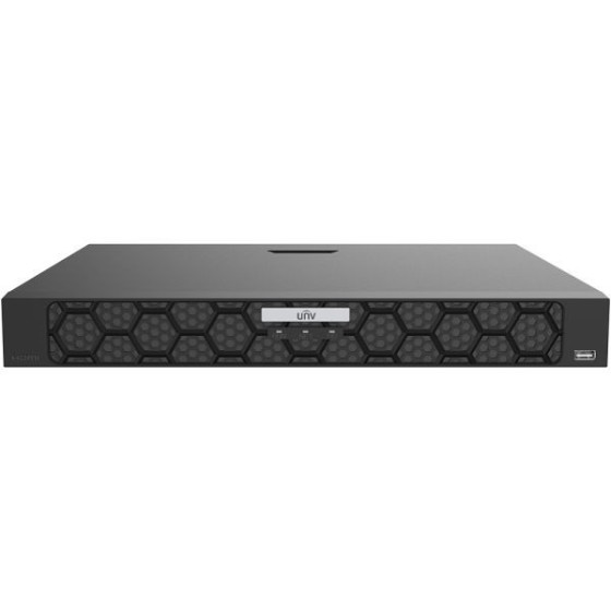 Uniview IP-Rekorder, 9 Kanäle IP, 2x SATA à 16 TB, NDAA, schwarz