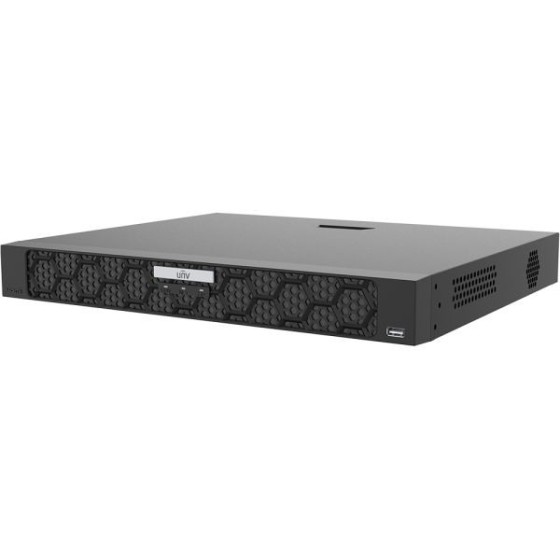 Uniview IP-Rekorder, 9 Kanäle IP, 2x SATA à 16 TB, NDAA, schwarz