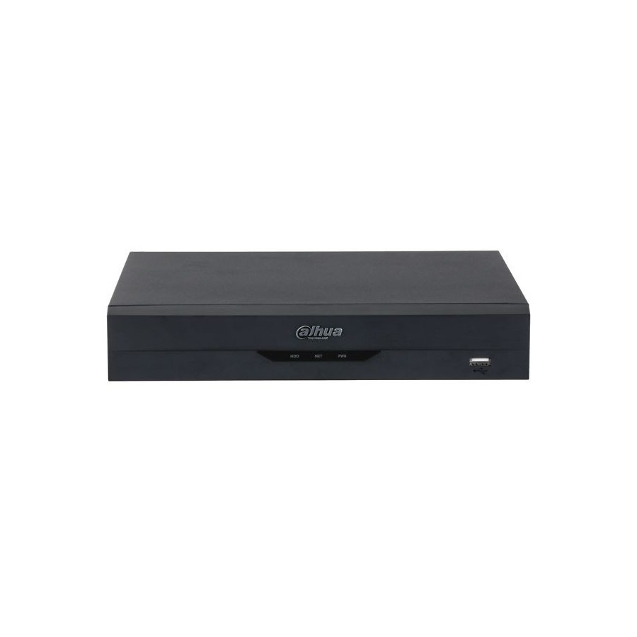 Dahua IP-Rekorder, 16 Kanäle IP, 1x SATA à 16 TB, 1U, schwarz