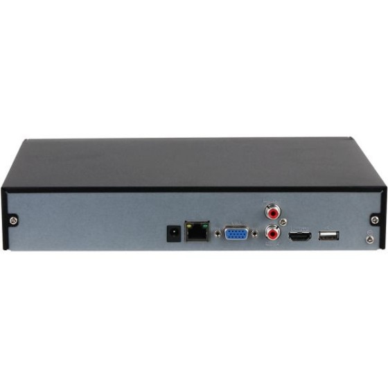 Dahua IP-Rekorder, 16 Kanäle IP, 1x SATA à 16 TB, 1U, schwarz