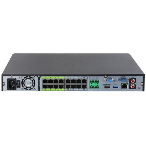 Dahua IP-Rekorder, 16 Kanäle IP, 16 Kanäle PoE, 2x SATA à 20TB