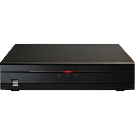 IDIS IP-Rekorder, 4 Kanäle IP, 1x SATA, 2 TB verbaut, NDAA, schwarz