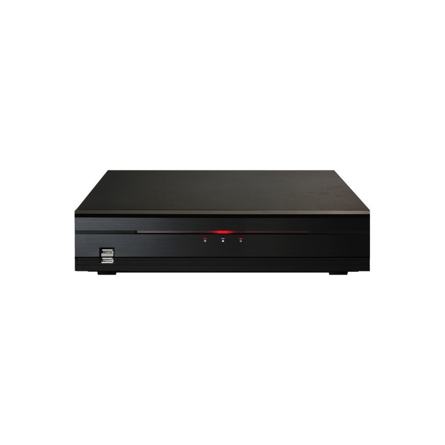 IDIS IP-Rekorder, 8 Kanäle IP, 2x SATA, 2 TB verbaut, NDAA, schwarz