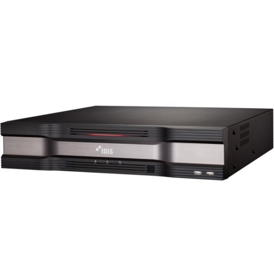 IDIS IP-Rekorder, 32 Kanäle IP, 6x SATA, 2 TB verbaut, NDAA, schwarz