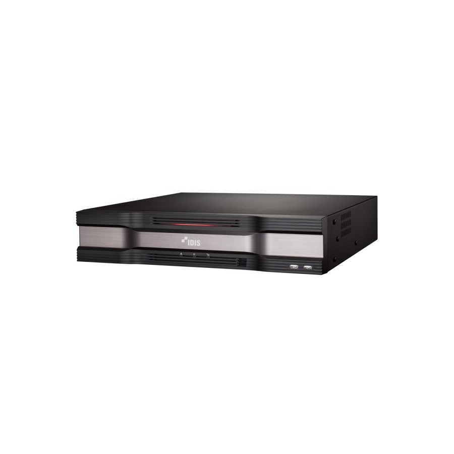 IDIS IP-Rekorder, 32 Kanäle IP, 6x SATA, 2 TB verbaut, NDAA, schwarz