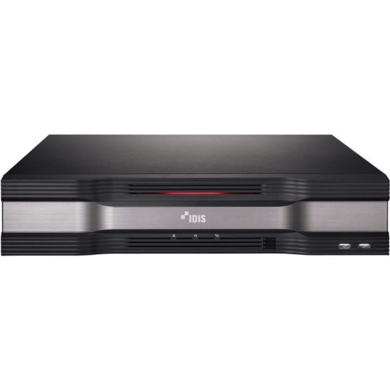 IDIS IP-Rekorder, 32 Kanäle IP, 6x SATA, 2 TB verbaut, NDAA, schwarz