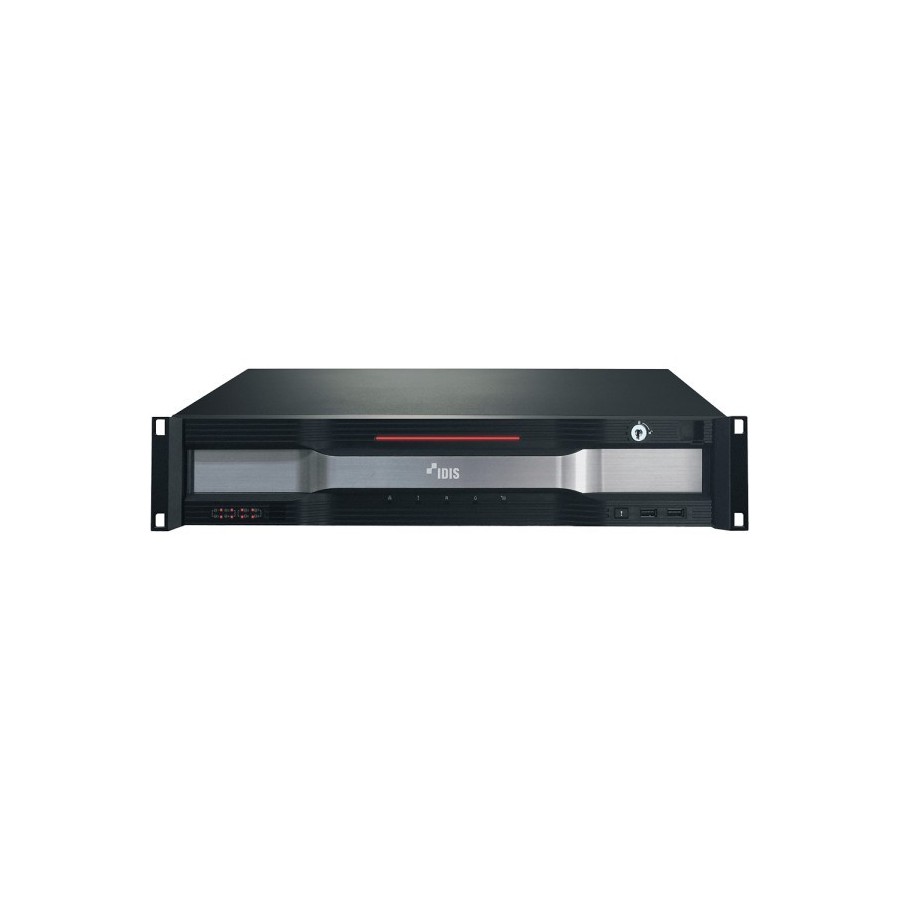 IDIS IP-Rekorder, 64 Kanäle IP, 8x SATA, 4 TB verbaut, NDAA, schwarz