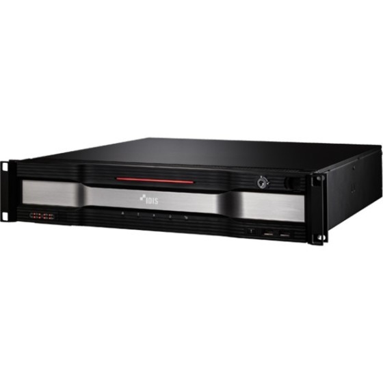 IDIS IP-Rekorder, 64 Kanäle IP, 8x SATA, 4 TB verbaut, NDAA, schwarz